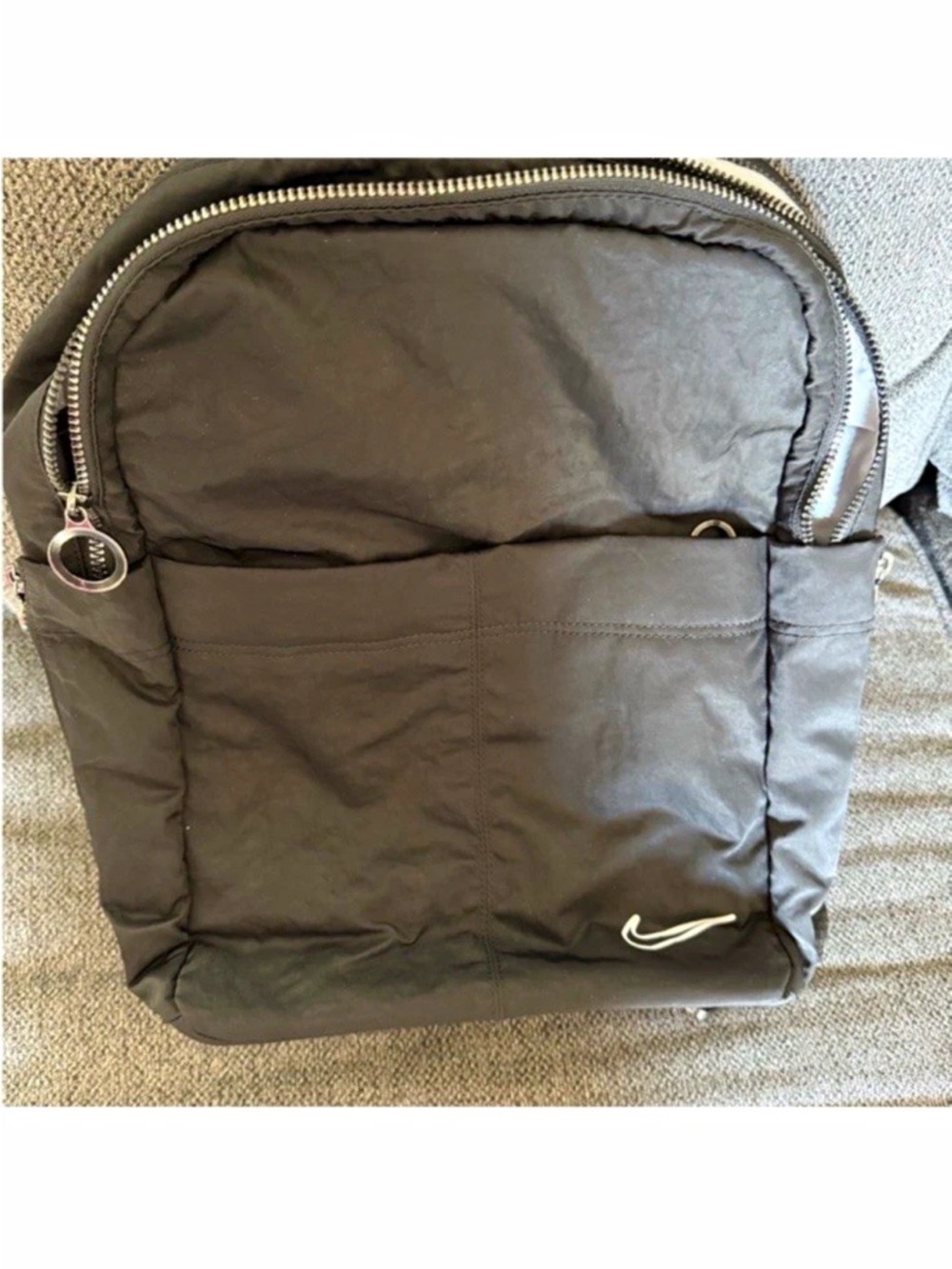 Nike Black Men's Compact Everyday Backpack with Swoosh